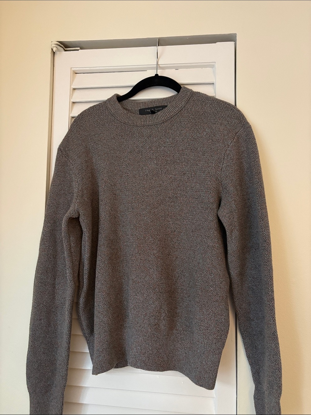 rag & bone Men's Crewneck Sweater - Gray